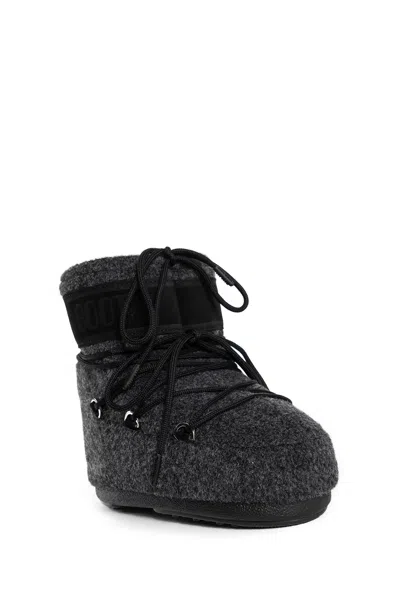 Moon Boot Icon Low Felt Snow Boots An In Black
