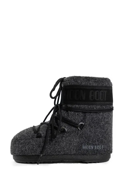 Moon Boot Icon Low Felt Snow Boots An In Black