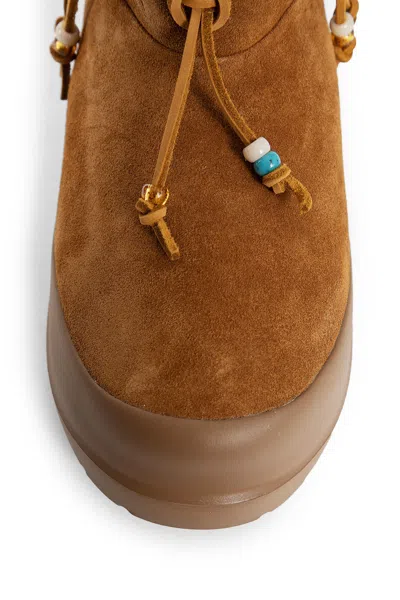 Moon Boot Woman Brown Boots In Brown