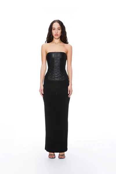 Ho24 Libra Corset In Black