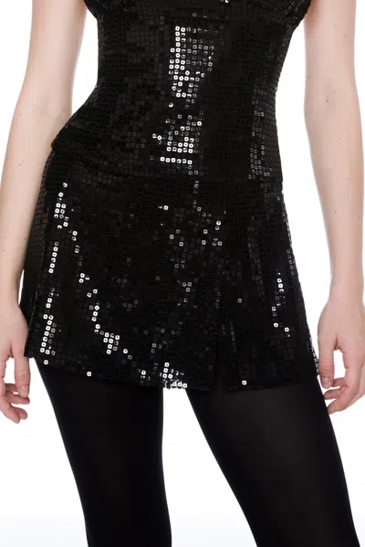 Ho24 Micro Mini Skirt In Black
