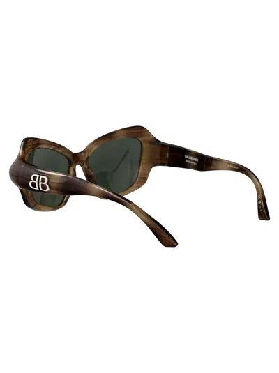 Balenciaga Injectate Havana Sunglasses