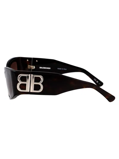 Balenciaga Grey Rectangular Ladies Sunglasses Bb0321s 001 57