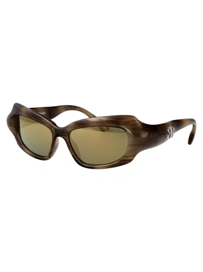 Balenciaga Injectate Havana Sunglasses