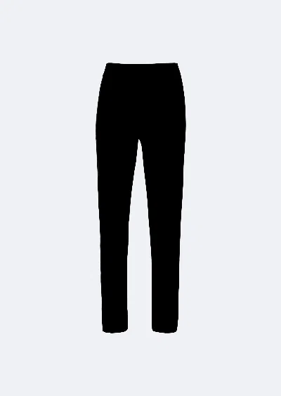 Lapointe Stretch Scuba Fitted Pintuck Pant In Black