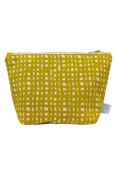 Dance Happy Designs Women's Ivy Cosmetic Bag In Golden Flax In Multi