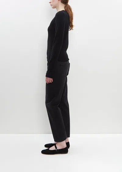 Extreme Cashmere Cashmere Nylon N°382 Belle Sweater In Raven