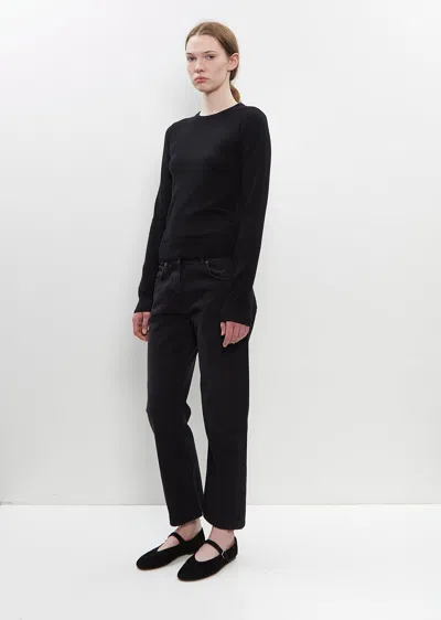Extreme Cashmere Cashmere Nylon N°382 Belle Sweater In Raven