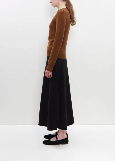 Extreme Cashmere Cashmere Nylon N°41 Body Sweater In Rust