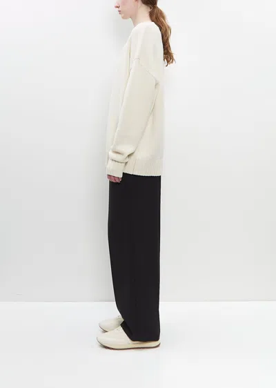 Extreme Cashmere Cashmere N°383 Lovely Sweater In Cream