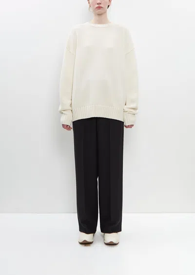 Extreme Cashmere Cashmere N°383 Lovely Sweater In Cream