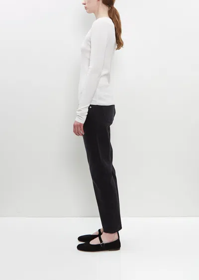 Extreme Cashmere Cotton Cashmere N°392 Eel Top In Snow
