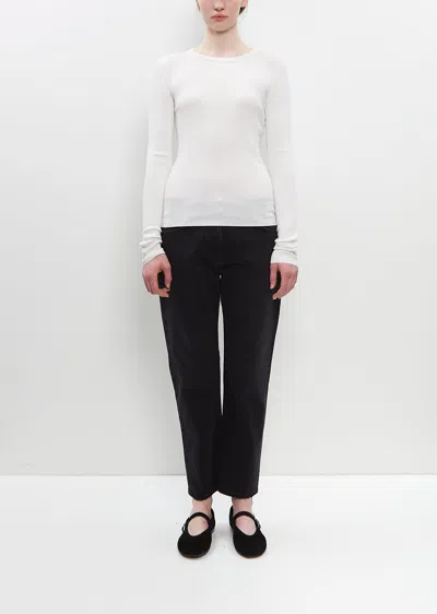 Extreme Cashmere Cotton Cashmere N°392 Eel Top In Snow
