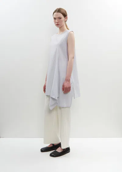 Y's Cotton Poplin Handkerchief Blouse In Off White 1