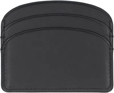 Apc A.p.c. Demi Lune Leather Card Holder