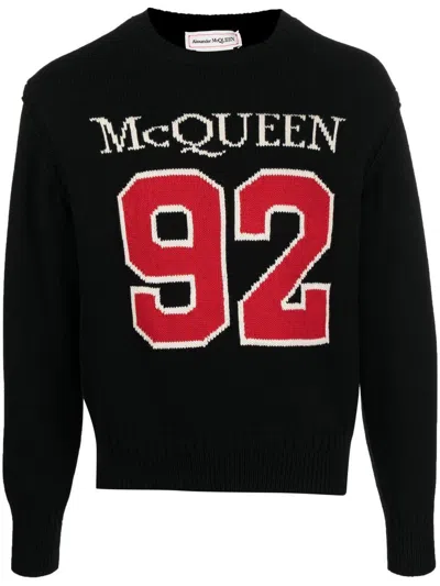 Shop Alexander Mcqueen Cw Nk Lg Slv Org Cott&