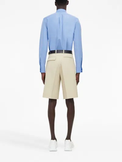 Alexander Mcqueen Mid Cotton Shorts