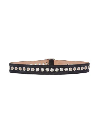 Alexander Mcqueen Eyelet-detail 50mm Belt