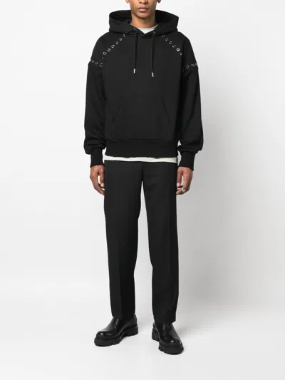 Alexander Mcqueen Eyelets Hooded Sweatshirt