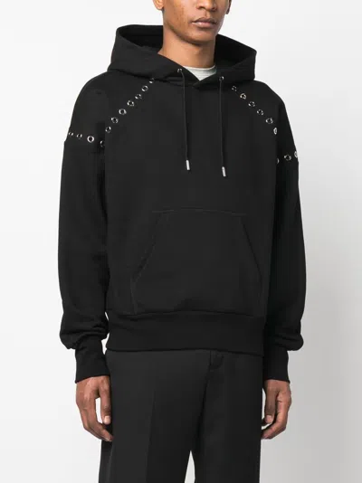 Alexander Mcqueen Eyelets Hooded Sweatshirt