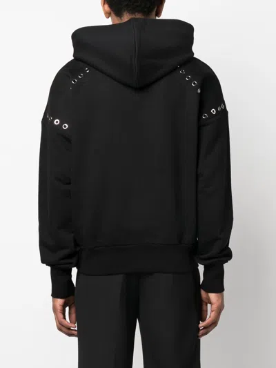 Alexander Mcqueen Eyelets Hooded Sweatshirt