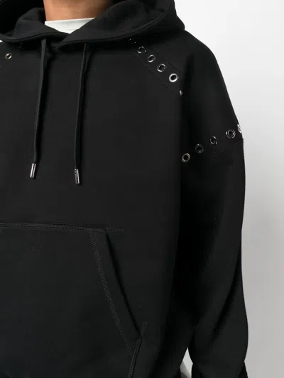 Alexander Mcqueen Eyelets Hooded Sweatshirt