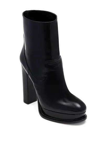 Alexander Mcqueen Elevated Platform Boots With 12 Cm Heel For Women