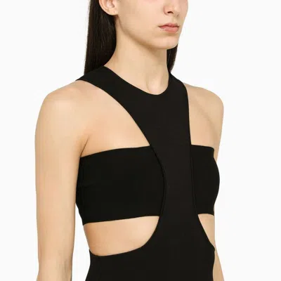 Alexander Mcqueen Harness Aio Resp Viscose Compa In Black
