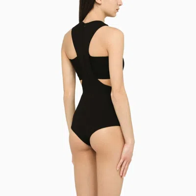 Alexander Mcqueen Harness Aio Resp Viscose Compa In Black
