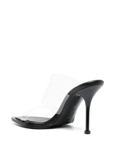 Alexander Mcqueen Open-toe Leather 100mm Mules