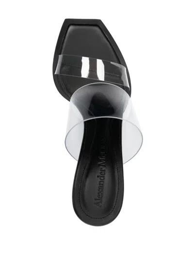 Alexander Mcqueen Open-toe Leather 100mm Mules