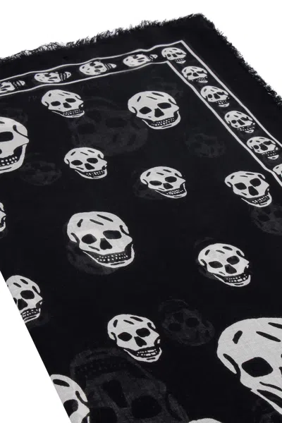 Alexander Mcqueen Silk Skull Scarf