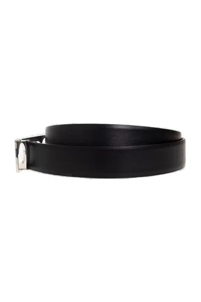 Alexander Mcqueen The Grip Buckled Belt In Calf Leather