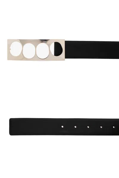 Alexander Mcqueen The Grip Buckled Belt In Calf Leather