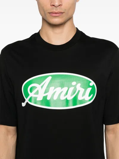 Amiri Mens Black Oval Short-sleeves Relaxed-fit Cotton-jersey T-shirt
