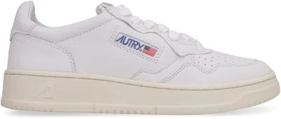 Autry Medalist Low-top Bicolor Leather Sneakers