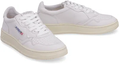 Autry Medalist Low-top Bicolor Leather Sneakers