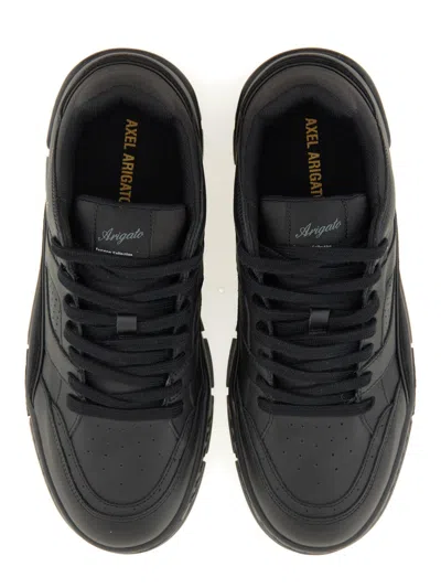 Axel Arigato Area Lo Sneakers In Black Suede And Leather In Black