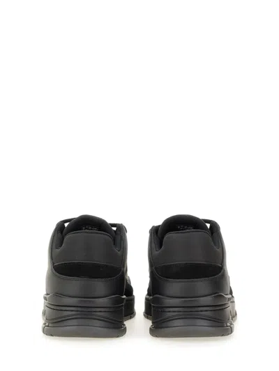 Axel Arigato Area Lo Sneakers In Black Suede And Leather In Black