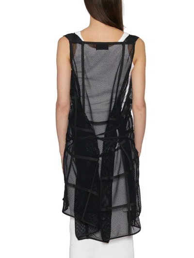 A_me Long Mesh Sweater