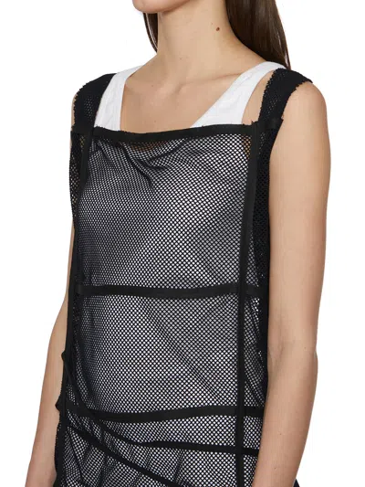 A_me Long Mesh Sweater