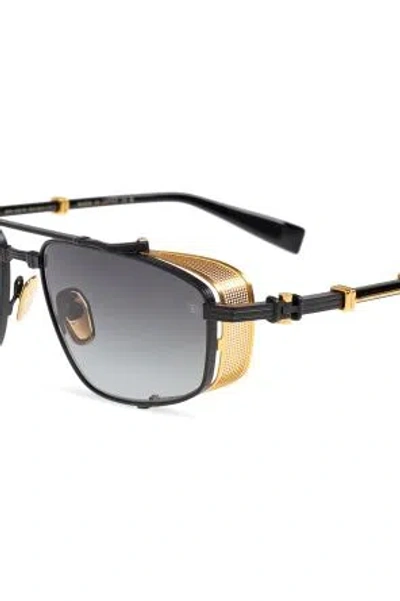 Balmain Eyewear Brigade V Aviator Frame Sunglasses