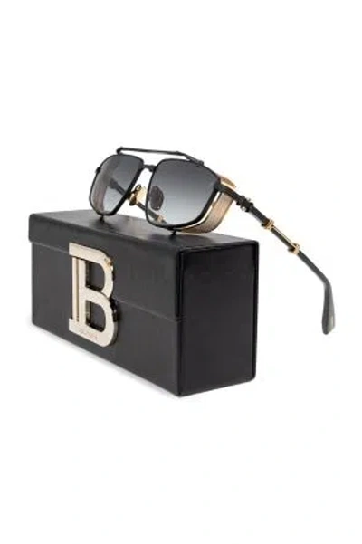 Balmain Eyewear Brigade V Aviator Frame Sunglasses
