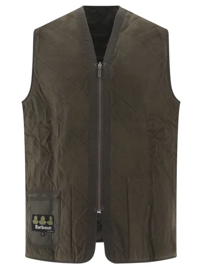 Barbour Sleevelees Quilted Jacket Polarquilt Waist