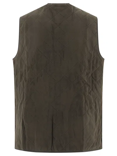 Barbour Sleevelees Quilted Jacket Polarquilt Waist