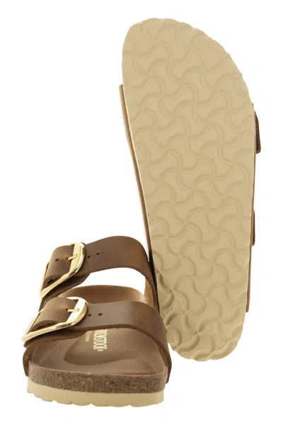 Birkenstock Arizona Oiled Leather Sliders