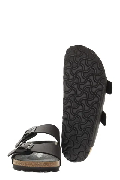 Birkenstock Arizona Bs Leather Slides With Buckle