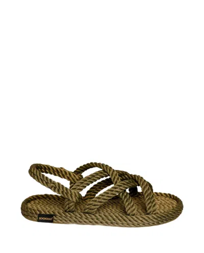 Bohonomad Bodrum Platform Sandals Khaki