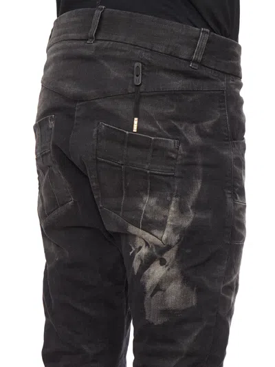 Boris Bidjan Saberi Men's Denim Stone Washed Trousers