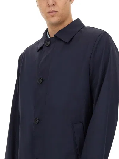 Shop Hugo Boss Boss Trench Coat With Buttons
